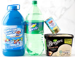 How to throw a baby shower. Easy Blue Baby Shower Punch Recipe 4 Ingredients Diy Thrill