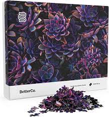 With these 10 sites, you can find free easy crosswords to print, puzzles, and other resources to keep you bus. Amazon Com Betterco Purple Succulents 1000 Piece Difficult Jigsaw Puzzles 1000 Pieces Challenge Yourself With 1000 Piece Puzzles For Adults Teens And Kids Toys Games