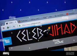 Ryazan, Russia - June 05, 2018: Homepage of CelebJihad website on the  display of PC, url - CelebJihad.com Stock Photo - Alamy