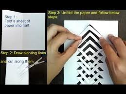 Kirigami Tutorial How To Make Kirigami Easy And Simple Kirigami Youtube Kirigami Tutorial Kirigami Patterns Kirigami