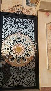 Saudiarabia Laser Metal Home Door Iron Door Design Painted Front Doors Unique Doors