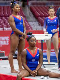 July 25, 2021, 3:57 a.m. Simone Biles Jordan Chiles Show Off Their Gymnastics Leotards After Arriving In Tokyo For Olympics Photo Hot And Viral News