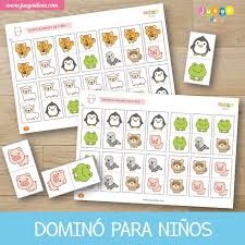 Los juegos son fundamentales para los niños en edad preescolar. Domino Para Ninos Juegoideas