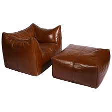 Popular leather chair ottoman of good quality and at affordable prices you can buy on aliexpress. Mario Bellini Cognac Brown Leather Chair And Ottoman Le Bambole Set Italy At 1stdibs