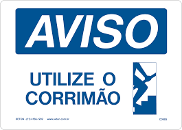 Placa De Aviso Utilize O Corrimao Encontre placa de isopor com as melhores ofertas e promoções nas americanas. placa de aviso utilize o corrimao