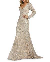 Mac duggal women's sequin long sleeve gown color rose gold size 10 (35) $120.00. Mac Duggal Diamond Pattern Sequin V Neck Long Sleeve Column Gown Long Sleeve Sequin Sequin Gown Gowns