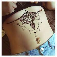 Instagram Photo By Alexia Hankins May 2 2016 At 10 22pm Utc Henna Tattoo Henna Tattoo Designs Sternum Tattoo