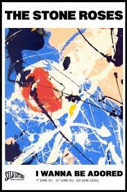 The Stone Roses I Wanna Be Adored Poster Stone Roses Hallway Artwork Album Cover Art