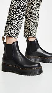 I wear them to work often, but i work in an office now so i'm not standing all day and spilling things on. Dr Martens 2976 Quad Chelsea Boots Chelsea Boots Outfit Chelsea Boots Platform Chelsea Boots