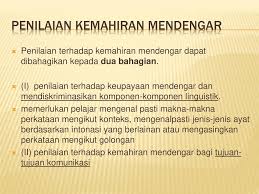 10 lagu bertema mantan ini maknanya 'dalem banget', dijamin baper! Kandungan Penilaian Kemahiran Mendengar Dan Bertutur Ppt Download