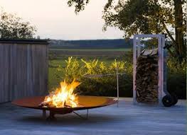 Foyer De Jardin Qrater By Dirk Wynants Extremis Garden Fire Pit Outdoor Fire Outdoor Fire Pit