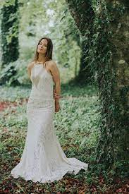 Irish Inspired Wedding Dresses Relocating To Ireland Nature Wedding Dress Celtic Wedding Dress Custom Bridal Dress