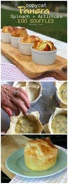 Pour egg mixture into ramekins and fill to top. Copycat Panera Spinach And Artichoke Egg Souffles