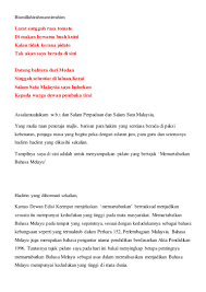 Selamat datang di blog makalah pedia. Skrip Pidato Memartabatkan Bahasa Melayu