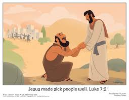 Ask your child to hold their hand up and count their fingers. Jesus Healed 10 Lepers Teaching Picture Children S Bible Activities Sunday School Activities For Kids