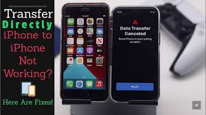 Can T Transfer All Iphone Data To New Iphone Fixed Iphone Data Transfer Cancelled Error Youtube