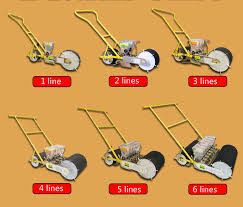 Die geräte werden in verschiedenen ausführungen angeboten, sodass sich die passende sämaschine für den eigenen bedarf auswählen lässt. Garten Metall Prazision Samaschine Gemuse 5 Reihen Manueller Pflanzgefass Aussaat