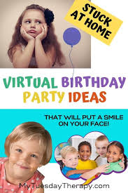 Zoom party ideas for adults for virtual birthday parties, weddings and other celebrations. Virtual Birthday Party Ideas For Kids Special Time With Friends