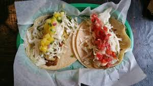 We cooked some fish tacos on the beach with our australian lifeguard friends in cornwall and i always thought one day i'd get to ensenada, find the tacos they spoke of. Thai Peanut Chicken And Fish Tacos Picture Of White Duck Taco Shop Asheville Tripadvisor
