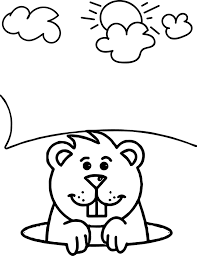 Groundhog day coloring pages for kids awesome fine design. Groundhog Coloring Pages Best Coloring Pages For Kids