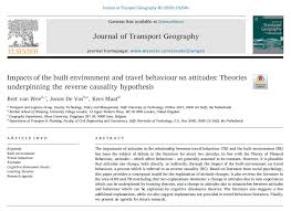 We hear so much in the buddhist teachings: Jonas De Vos On Twitter New Paper Published With Bert Van Wee And Kees Maat In Journal Of Transport Geography Https T Co 6ohrmmbg3k In This Conceptual Paper We Analyse The Reverse Causality Hypothesis And