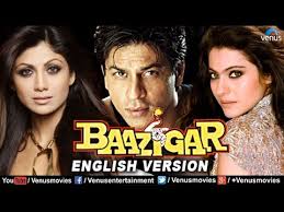 Baazigar English Version Shahrukh Khan Kajol Shilpa Shetty Hindi Thriller Movie Youtube