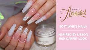 Natural, cream white that's not too white. Soft White Acrylics Inspired By Lizo Glitterbels Youtube