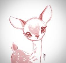 Deer Lindapanda Baby Deer Art Deer Illustration Colorful Drawings