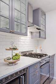 Lowest price in 30 days. Gray Ikea Kitchen Cabinets With White Beveled Subway Tile Backsplash Transitional Kitchen Kuchen Design Kuchendesign Kuchenschrankturen