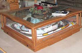 This was an eight month project, or around 30 weekend to. Coffee Table Model Train Table Model Trains