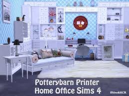 Potterybarn Homeoffice The Sims 4 Catalog Sims Sims 4 Sims House