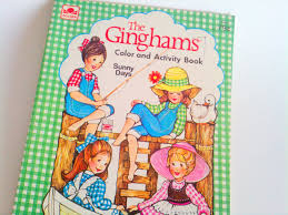 Vintage Coloring Book The Ginghams Whitman Color Activity Book 1970s Vintage Coloring Books Coloring Books Childrens Colouring Book