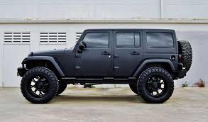 4 Door Black Jeep Rubicon For Sale Pin By Greg Sutton On Dream Wall Black Jeep Wrangler Unlimited Black Jeep Wrangler Jeep Wrangler