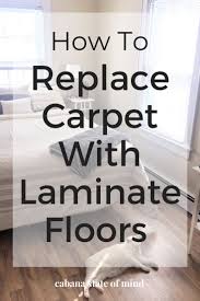 Having the tongue side face down makes it easier to tap the planks together, and easier to fasten the planks with nails. Installing Laminate Floors For Beginners Cabana State Of Mind Laminate Flooring Laminate Flooring Diy Diy Flooring