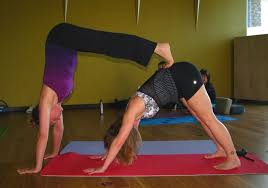 Double Down Dog Yoga Poses Yoga Poses For Two Partner Yoga Poses