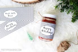 All of the diy labels have preset layouts with dummy text, which you can replace with your ext. Printable Mason Jar Labels Thirty Handmade Days