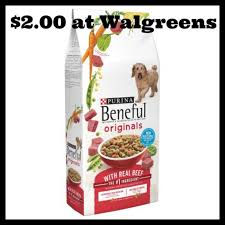 I tried beeneful prepared food with a free coupon nad am transitioning my 13 year old arthritic dog from moist and meaty to beneful in order to reduce her caloric intake and get rid of the high fructose corn syrup containing moist and. Walgreens Purina Beneful Dog Food 3 15 4 4 Lbs Only 2 00 Beneful Dog Food Dry Dog Food Dog Food Recipes