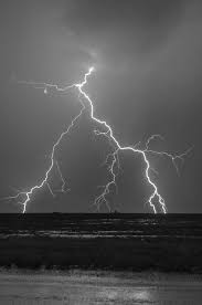Black And White Lightning Strike West Texas Thunderstorm And Lightning Strike Lightning Photography Thunderstorm And Lightning Black And White Picture Wall