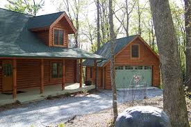 2 Car Log Sided Garage Garage Design Log Siding Cheap Log Cabins