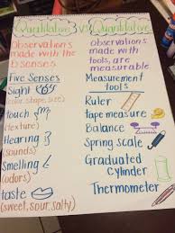 Qualitative Vs Quantitative Anchor Chart Science Process Skills Science Anchor Charts Elementary Science