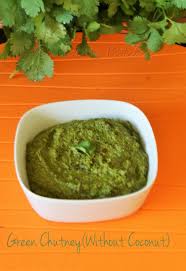 Transfer it to a serving bowl. Green Chutney Coriander Chutney Without Coconut Malas Kitchen
