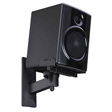 Amazon Com Videosecu One Pair Of Side Clamping Bookshelf Speaker Mounting Bracket With Swivel And Tilt F Bookshelf Speakers Speaker Wall Mounts Speaker Mounts
