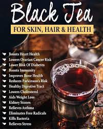 After shampooing your hair with a mild shampoo, use room temperature black tea liquor to give your hair the final rinse. 5 Effective Health Benefits Of Black Tea My Health Only