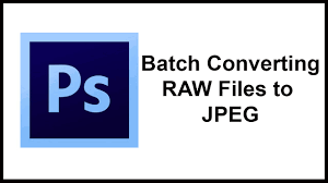This is a very simple and quick tutorial for new users. Batch Converting Raw Files To Jpeg Using Photoshop Youtube