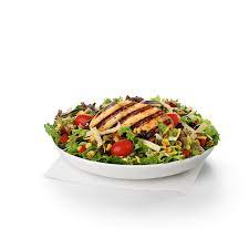Your best bet is probably the southwest grilled chicken salad. Spicy Southwest Salad Nutrition And Description Chick Fil A
