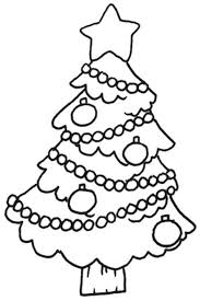 Christmas tree to print out and decorate. Free Printable Christmas Tree Coloring Pages For Kids