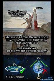 All Kingdoms Visible According To The Bible Matthew 4 8 Flat Earth Facts Flat Earth Proof Flat Earth