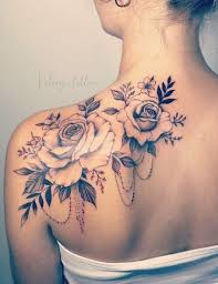 70 Ideas For Tattoo Shoulder Blade Cover Up Thighs Tattoos Rose Tattoos Shoulder Tattoos For Women