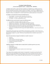 graduate school resume sample best