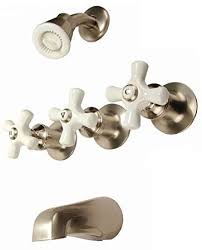 3 Handle Bathtub And Shower Faucet Shower Faucet Tub And Shower Faucets Shower Valve
